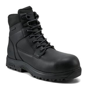 Dunham 8000 Works 6" Safety Boot (Men) - Black Textured Leather Size 10.5 6E